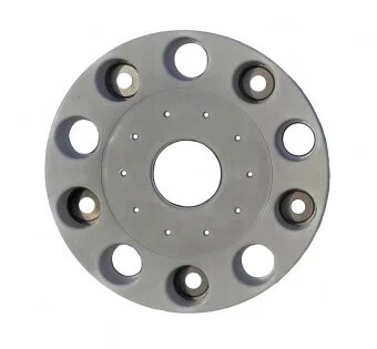 Колпак колеса 22,5" передний на евродиск (10 отверстий) пластик, серый (10шт уп)