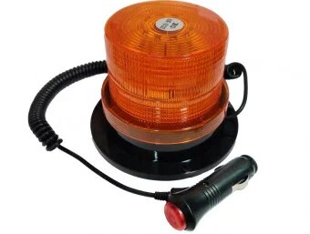 Маяк светодиодный 130*80*90мм 10-30V, 20W, болты, магнит, вращение, стробоскоп