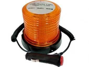 Маяк светодиодный 123*88*105мм 10-30V, 6W, болты, магнит, вращение,стробоскоп