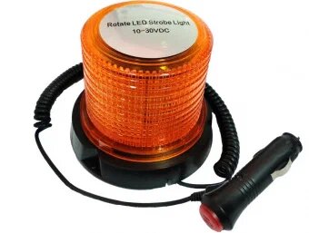 Маяк светодиодный 123*88*105мм 10-30V, 6W, болты, магнит, вращение